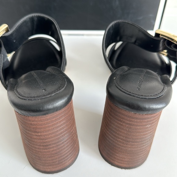 NWT WHBM Bamboo Buckle Mid-Heel Sandal Size 8 - Picture 10 of 10